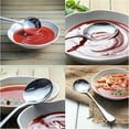 thumbnail image 7 of Soup Spoons, 12-Piece Premium Stainless Steel Spoons Round Spoons, Heavy-Weight Soup Spoons Spoon Set Flatware Set, 7 of 7