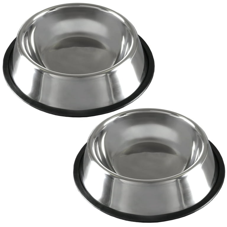 Dropship Pet Feeding Bowls Stainless Steel Non-slip Dog Bowl