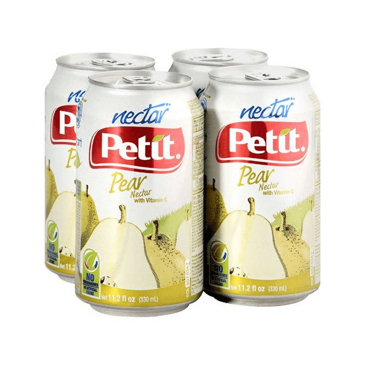 (3 pack) Petit Nectar, Pear Flavor, 11.2 fl oz, Creamy Texture