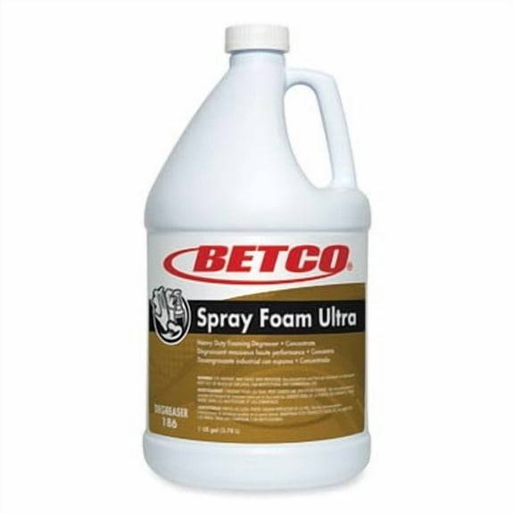 Betco Spray Foam Ultra Degreaser, 1 Gal Oz Bottle, 4/Carton