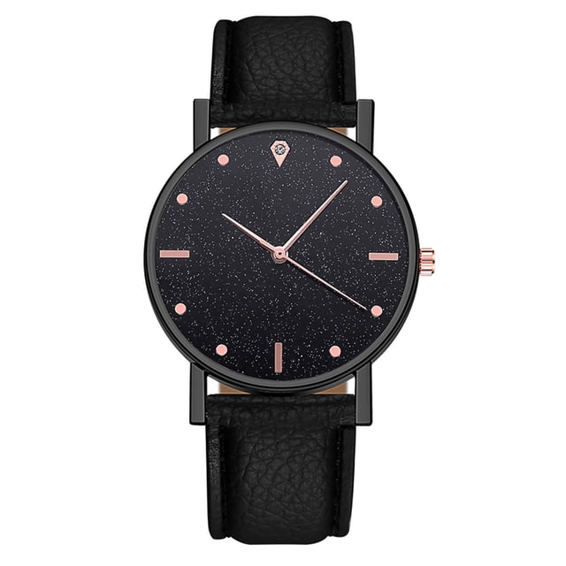 Reloj de cuarzo para mujer, relojes de moda para mujer, relojes casuales con correa de cuero, reloj de cuarzo con esfera pequeña para mujer, reloj de vestir, paño de cocina