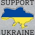 thumbnail image 3 of CafePress - Support Ukraine - Womens Baseball Tee, 3 of 4