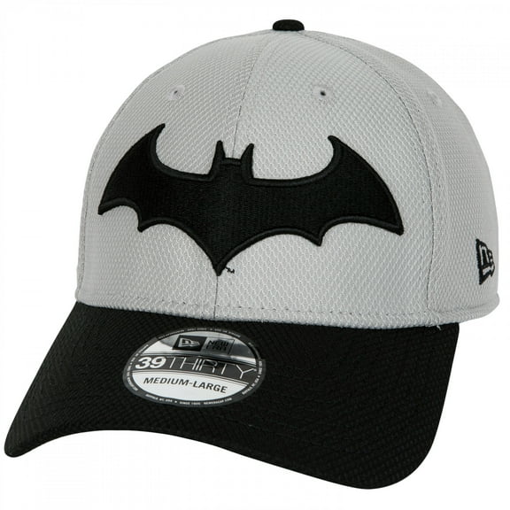 Batman Hush Symbol Armor 39Thirty Fitted Hat-Large/XLarge