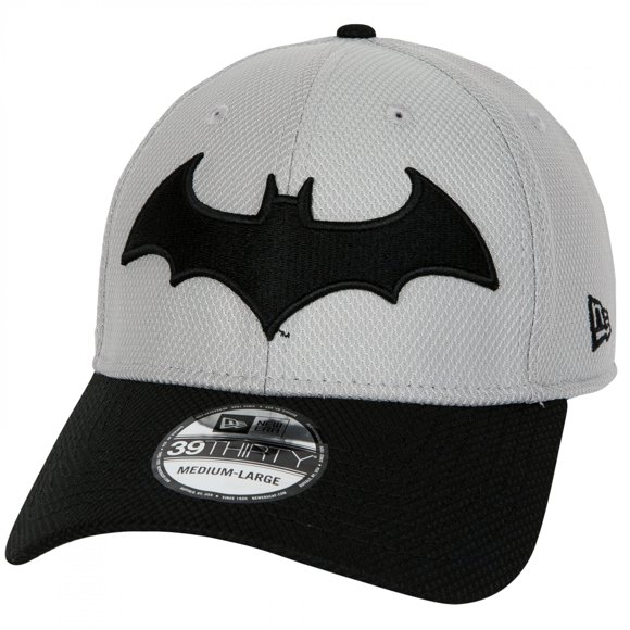Batman Hush Symbol Armor 39Thirty Fitted Hat-Medium/Large