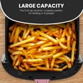 thumbnail image 4 of EDX Air Fryer,6 Qt Compact & Large with 400F for Crispy, Electric Multifunctional Cooker with Digital LED, Pink, 4 of 9