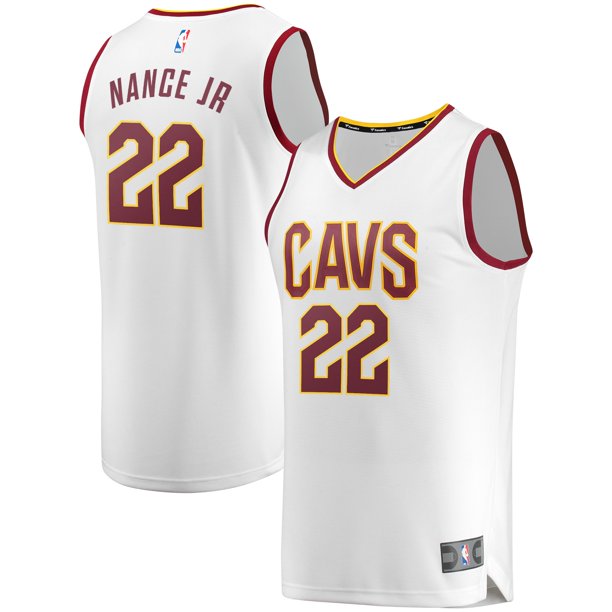 Larry Nance Jr Cleveland Cavaliers Fanatics Branded White Fast Break Player Jersey Association Edition Walmart Com Walmart Com