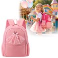 thumbnail image 2 of Ballet Tutu Bow Backpack, Lightweight Nylon Kindergarten School Backpack Padded Strap Daypack for Dance Travel, 2 of 3