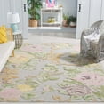 thumbnail image 2 of SAFAVIEH Glamour Kandace Floral Area Rug, Pink/Grey, 8' x 10', 2 of 8