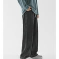 thumbnail image 4 of DPTALR George Men's Vintage Baggy Wide Leg Denim Jeans with Drawstring Waist,Dark GrayXXXL, 4 of 6