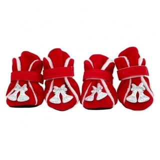 Christmas booties for dogs cheap