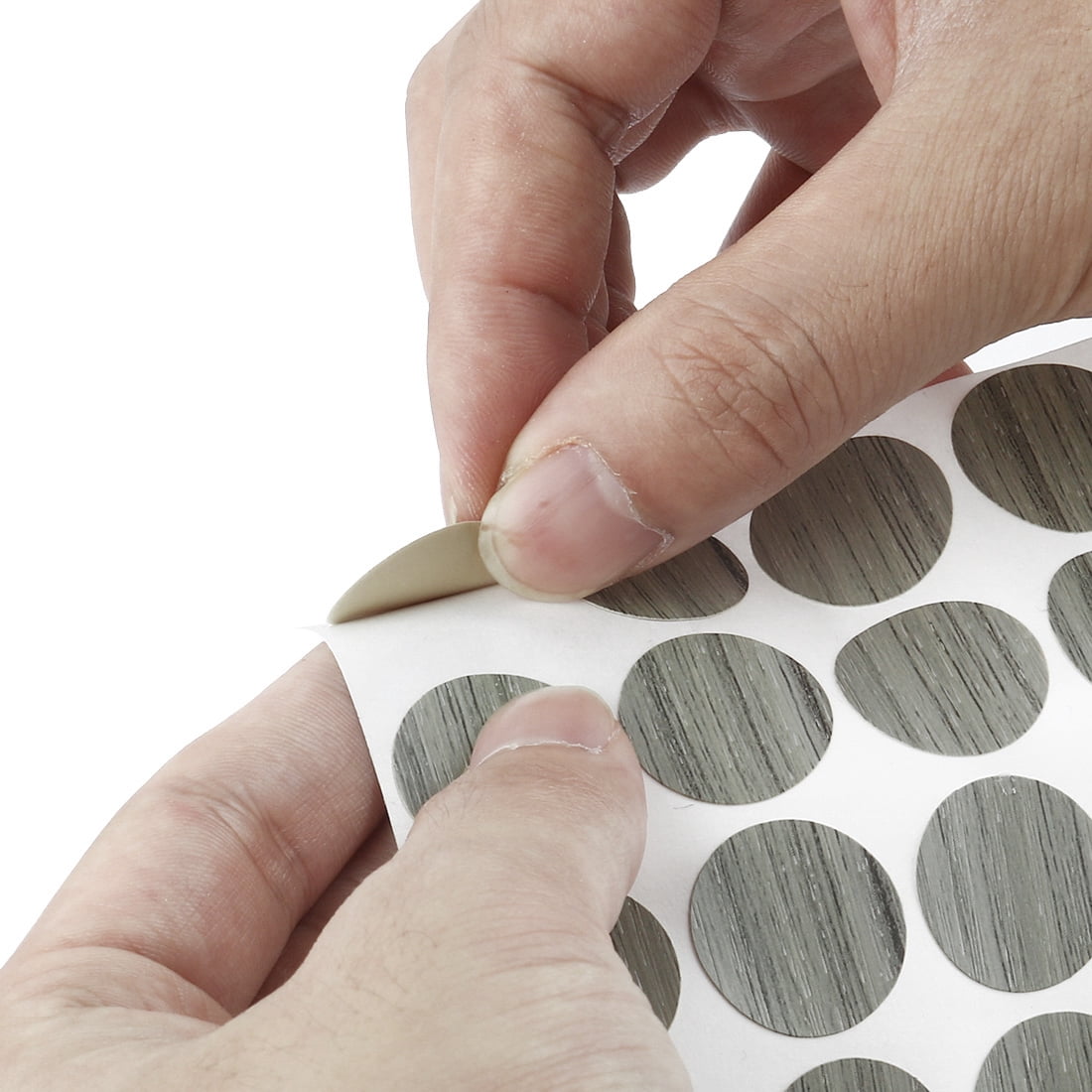 Unique Bargains Table Self-Adhesive Screw Hole Covers Stickers 54 in 1 Green