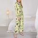 thumbnail image 3 of Fotbe Green And Purple Grapes Conjunto de Pijama de Manga Larga para Mujer con Estampado, Ropa de Dormir de 2 Piezas, Conjunto de Casa Suave y Cómodo con Bolsillos-XX-Large, 3 of 7