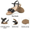 thumbnail image 3 of Ataiwee Women's Flat Slide Sandals - Stylish Adjustable Lace-up Cross-strap Flat Summer Sandals., 3 of 8