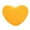 01-Yellow, variant on Tyidzon Fluffy Heart Pillow, Valentines Day Faux Fur Throw Pillow, Cute Soft Throw Cushion, Heart Shaped Throw Pillow Decorative for Home Bed Couch Living Room, 3.9 Inch