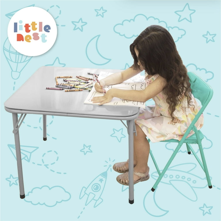 Little Nest Junior Activity Table and Chair Set, 2-Piece - Walmart.com