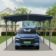 thumbnail image 5 of CarButler 10x19x7ft Metal Outdoor Arch Carport Heavy Duty Carport for Driveway Car, Truck, 5 of 8