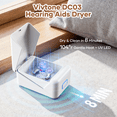 thumbnail image 2 of Vivtone DC03 Hearing Aid Dryer – 104°F Constant Heat Dehumidifier with UV LED, 2 of 7