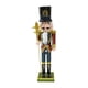 thumbnail image 2 of Figura de Cascanueces de Madera Decoración Navideña Mesa Navideña Regalo Hecho a Mano Figura Ropa roja, 2 of 9