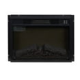 thumbnail image 4 of Electric Fireplace Insert 23" 1400W 120V ,Equipped with remote control, ultra thin heater with log set & realistic flame - BLACK, 4 of 6