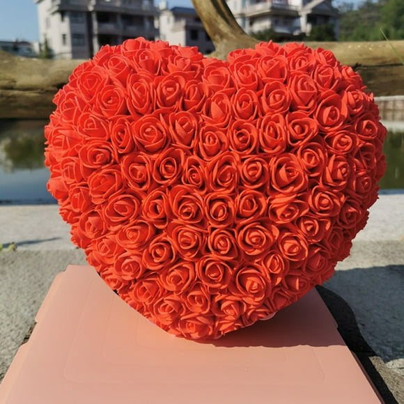 Cheers US 50Pcs Foam Flowers Bulk, Artificial Flowers Foam Roses for Crafts, DIY Bear Gifts for Valentine's Day, Baby Shower