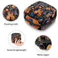 thumbnail image 3 of Musical Instrument Pad Bag Small Bag Canvas Pouch with Zipper Small Pouch with Zipper for Sanitary Napkins Storage, Made of Velvet Fabric, Sponge, 3 of 6