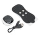 thumbnail image 1 of Masajeador de cuello EMS portátil con carga USB para aliviar los músculos, mini parche de terapia cervical en color blanco, 1 of 8