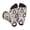 3 Black, variant on Cartoon Bear Brown Print Crew Socks for Men and Women, Men's Soft Moisture-wicking Sock