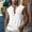 White, variant on WIZUTIZ Mens Lightweight Cotton Linen Tank Tops Frayed Cut Off Sleeveless Casual Henley Shirt Beach Hippie Vintage Tunic Vest