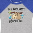 thumbnail image 4 of Inktastic My Grammy Loves Me with Sloth and Hearts Boys or Girls Baby Bodysuit, 4 of 5
