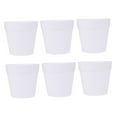 thumbnail image 6 of LEORX DIY Painting Succulent Pot for Kids White 6Pcs, 6 of 8