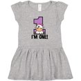 thumbnail image 3 of Inktastic 1st Birthday Cow Farm Party Girls 1 Year Old Girls Baby Dress, 3 of 5