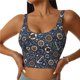 thumbnail image 1 of Fotbe Nautical Sujetador Deportivo Largo sin Aros para Mujer con Almohadillas y Soporte Medio, Transpirable y Absorbente, Camiseta Tipo Chaleco o Tank Top-XX-Large, 1 of 8