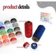thumbnail image 4 of Kit de hilo de coser ilauke, 50 piezas, 400 m, poliéster, 25 colores, 4 of 9