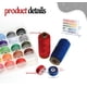 thumbnail image 4 of Kit de hilo de coser ilauke, 50 piezas, 400 m, poliéster, 25 colores, 4 of 9