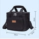 thumbnail image 2 of Bolsa de almuerzo aislada, bolsa aislante gruesa impermeable de gran capacidad, conveniente bolso diagonal refrigerado de un hombro al aire libre, bolsa de almuerzo refrigerada para almuerzo/trabajo/escuela/playa/picnic (negro) oso de fresa Electrónica, 2 of 5