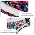 thumbnail image 3 of Graffiti Women's Swimsuit Bikini Set, Detachable Sponge, Adjustable Strap, 2-Pack, Swim Suits, 3 of 6
