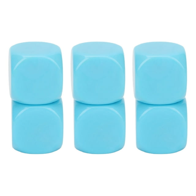 Party Dice, Round Corner Practical Large Dice Set Comfortable Hand Feel For Bar Blue,White,Orange