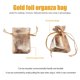 thumbnail image 3 of 200 Unids Papel de Oro Bolsa de Organza Bolsas de Regalo de Dulces Decoración Navideña Bolsa de Favor de Fiesta de Boda Bolsas de Embalaje de Regalo Bolsa con Cordón 5X7cm, 3 of 5
