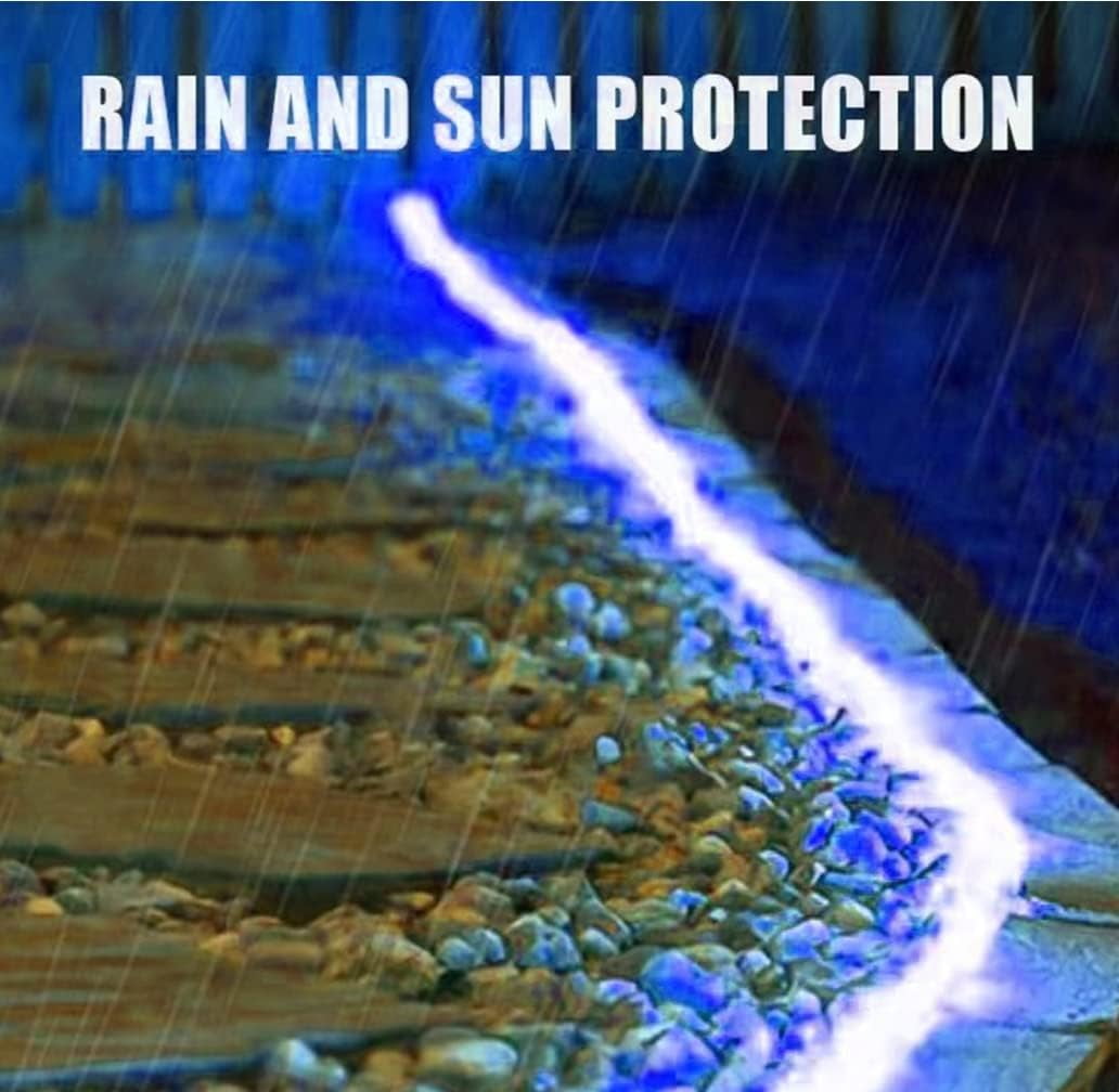 Blue Neon Light Strip 18FT Flexible Neon Rope Lights Indoor Outdoor Led Strip Lights Waterproof 120LEDs/M AC 110VPlug and Neon LED Lights for Bedroom Home Commercial Lighting