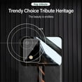 thumbnail image 5 of Ultra-thin Plexiglass Luxury Leather Silicone Phone Case Cover For SAMSUNG Galaxy S20 PLUS (Red), 5 of 5