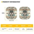 thumbnail image 6 of Jeiento Aztec Wolf Print Car Sunshade for Men Folding Car Sun Shade for Front Window Heat and UV Rays That Keeps Vehicle Cool Protector Accessories for Truck SUV, 6 of 7