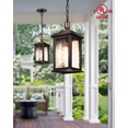 thumbnail image 6 of VIANIS Oil Rubbed Bronze Outdoor Pendant Light, 1 Pack Outdoor Chandelier for Porch, Hanging Outdoor Lights Lantern with Adjustable Chain, Anti-Rust ORB Porch Lights Outdoor Ceiling Fixtures for Hous, 6 of 7