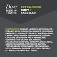 thumbnail image 3 of Barra corporal y facial DOVE MEN + CARE Extra Fresh 90 g, 48 unidades, 3 of 6