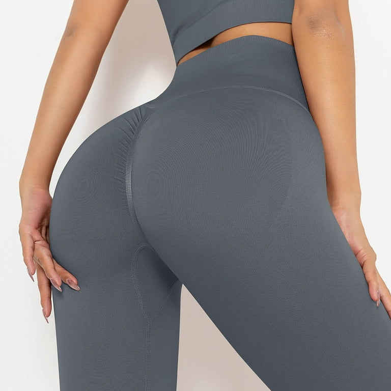 Gaecuw Leggings for Women Plus Size Slim Fit Scrunch Long Pants Lounge  Trousers Sweatpants Casual Seamless Yoga Pants High Waisted Summer Ankle  Length Workout Pants Butt Lifting Solid Athletic Pants 