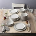 thumbnail image 2 of Noritake ColorTex Stone Taupe 12-Piece Dinnerware Set, Service for 4, 2 of 7