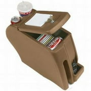 Vertically Driven Products 32427 Plastic Center Console; Incl. Rear Cup Holder w/Locking Storage; Spice;