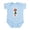 Sky Blue, variant on CafePress - Hawaiian Hula Dancer Tattoo Infant Bodysuit - Baby Light Bodysuit, Size Newborn - 24 Months