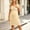Beige, variant on Gifts YYV Solid Crew Neck Short Sleeve Maternity Nursing Dress for Women, Easy Access Lift Front Breastfeeding Design Soft Relaxed Fit Casual Maternity Gown for Daily Hospital Postpartum Outings