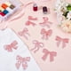 thumbnail image 4 of 9 estilos de parches para planchar, multiestilo, cinta rosa bordada, lazo, parche bordado, surtido de parches para coser en ropa, 4 of 5