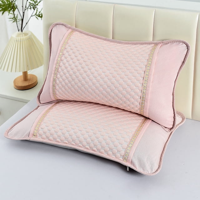 Fridja Home Decor Clearance Summer Ice Silk Beans Bag Pillowcase Home Pillowcase Detachable and Washable Summer Neck Protection Ice Silk Cool Pillowcase